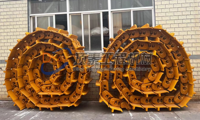 La impulsión del CAT parte el vínculo 6T1279 de la pista del topadora de la cadena D9L de las piezas del tren de aterrizaje de la niveladora 