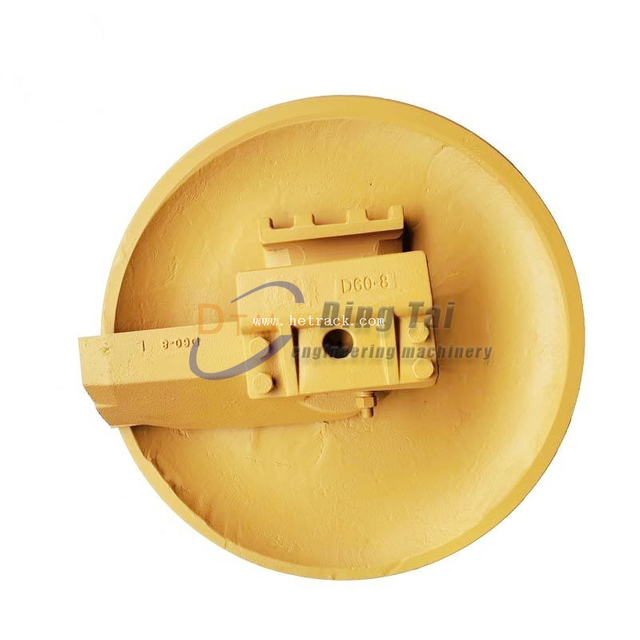 Piezas de maquinaria Rueda guía D60 Piezas del tren de rodaje de la niveladora Rueda guía delantera