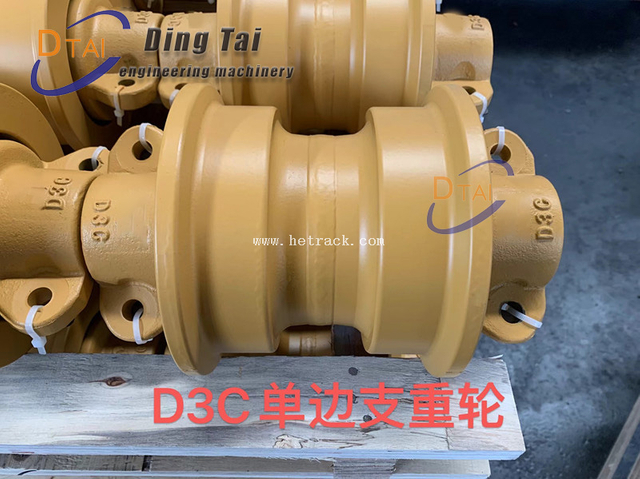 Piezas del tren de aterrizaje de la niveladora del rodillo de la pista del reborde simple y doble de D3C 