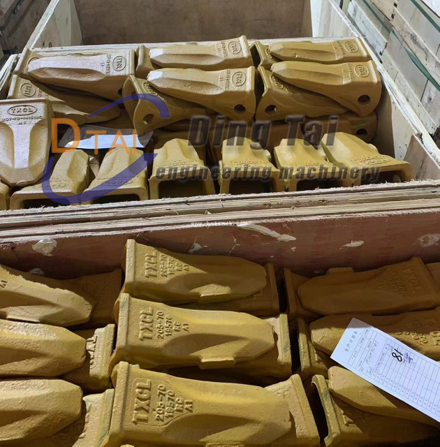 Piezas de excavadora 208-70-14152 Diente para puntas de cucharón Komatsu PC400-8