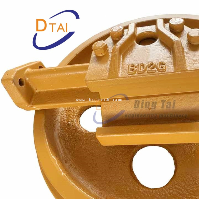 Bd2g Rueda guía Piezas del tren de rodaje de la niveladora Rueda guía delantera para Mitsubishi